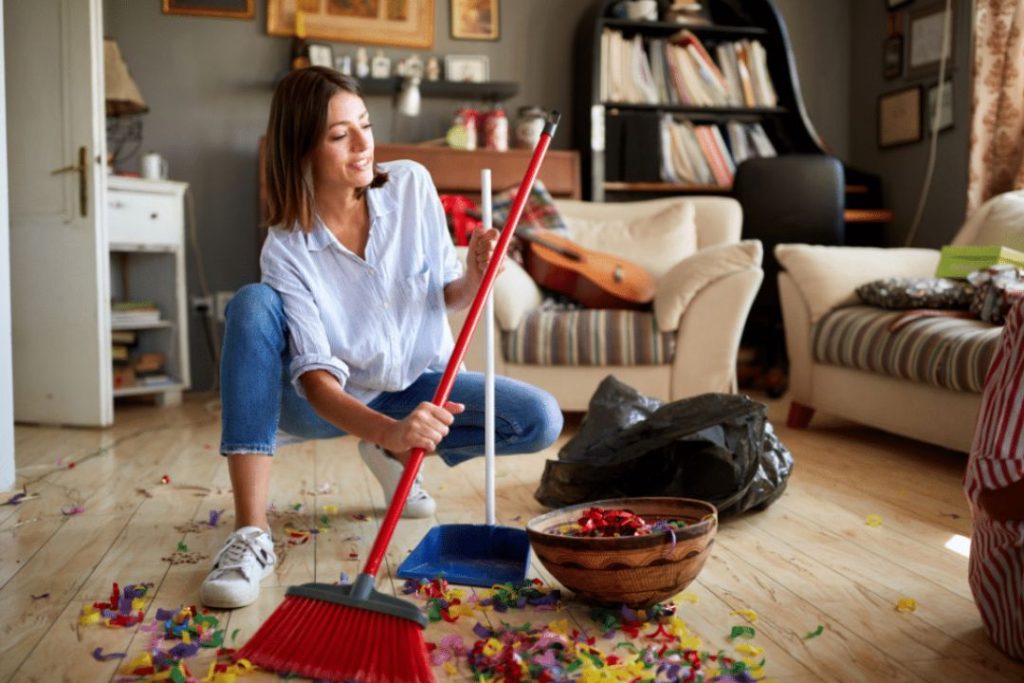 Post-party cleanup strategies